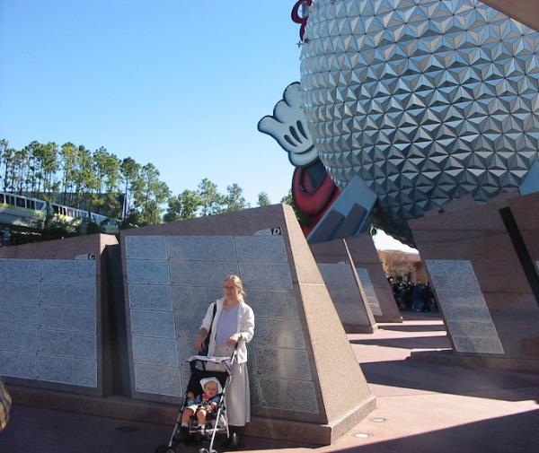 At Epcot Center, Disney World.