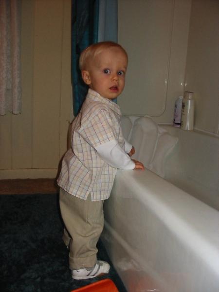 He looks taller here