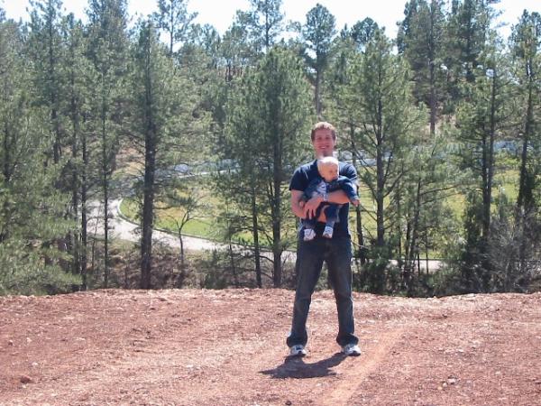 Uncle Larry and Adair in Black Hills