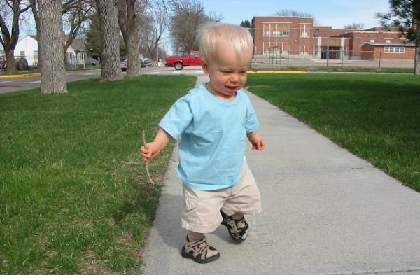His future school shows in background